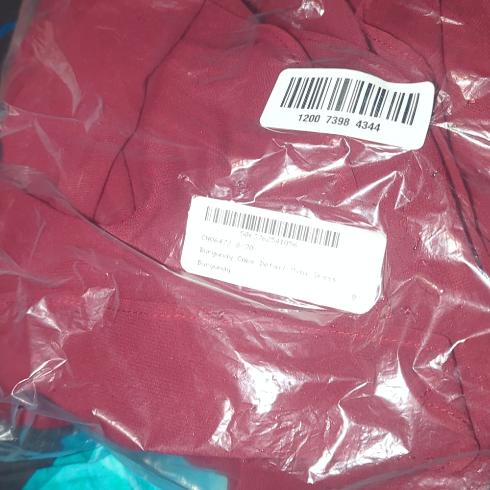 PrettyLittleThing Burgundy Dress